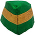 BookMyCostume Green Qawwali Jacket & Cap Combo for Kids | Green Embroidered Ethnic Fancy Dress Costume | Sufi Singer Kurta Style Waistcoat & Head Cap for Theme Parties & Stage Shows