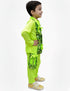 Light Green Western Dance Costume for Boys | Full Sleeves Sequin Collared Shirt with Matching Pants | Nylon & Sequence Dance Costume for Boys | Stylish Fancy Dress for Kids