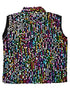 Black Indo-Western Dress | Multicolor Sequin Sleeveless V-Neck Jacket with Dhoti Style Pant | Western Dress Costume for Boys | Dance Dress for Kids