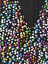 Black Indo-Western Dress | Multicolor Sequin Sleeveless V-Neck Jacket with Dhoti Style Pant | Western Dress Costume for Boys | Dance Dress for Kids