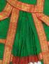 BookMyCostume Bharatanatyam Costume for Girls and Women – Green with Red Border | Classical Dance Dress | Indian Dance Dress for Girls | Traditional Dance Outfit