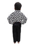 BookMyCostume Black Polka Dots Shirt with Black Shining Pant | Retro Theme Kids Fancy Dress Costume | Stylish Dress for Dance, Fancy Dress