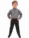 BookMyCostume Black Polka Dots Shirt with Black Shining Pant | Retro Theme Kids Fancy Dress Costume | Stylish Dress for Dance, Fancy Dress
