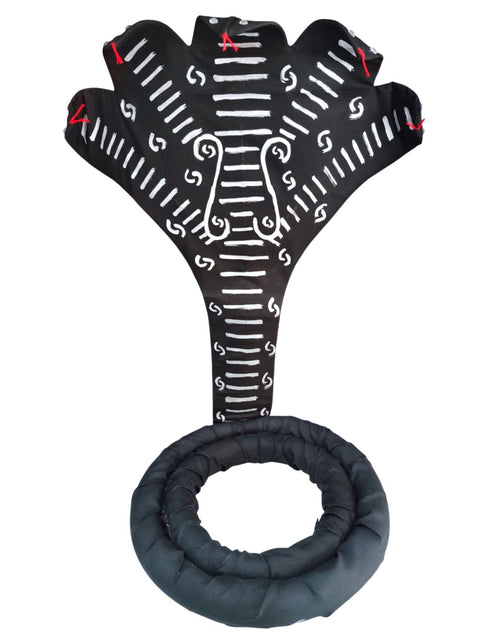 BookMyCostume Sheshnaag Snake Headpiece & Statue – 22 Inches Idol for Fancy Dress, Cosplay, Roleplay & Temple Decor – Tribal Naga Serpent Accessory