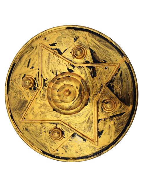 BookMyCostume Shivaji Sword and Shield Set for Kids – 26-Inch Royal-Look Toy Sword with 10-Inch Shield with Metallic Finish |Warrior Costume Accessory for Fancy Dress & Role Play