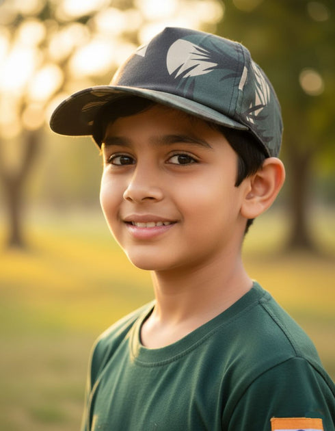 Unisex Camouflage Military Cap for Kids & Adults – Adjustable Army Print Cap for Boys & Girls | Hat for Fancy Dress Accessory, Sports, Outdoor, and Summer Wear