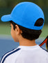 Blue Cricket Cap for Kids & Adults – Sports Cap with Velcro Strap & Embroidered Cricket-Inspired Logo