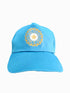 BookMyCostume Blue Cricket Cap for Kids & Adults – Sports Cap with Velcro Strap & Embroidered Cricket-Inspired Logo