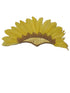 BookMyCostume Carnival Feather Headpiece – Yellow Feather and Sequin Crown, Costume Accessory for Kids and Adults, Party, Festival, Dance Accessory