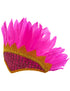 BookMyCostume Carnival Feather Headpiece – Pink Feather and Sequin Crown, Costume Accessory for Kids and Adults, Party, Festival, Dance Accessory