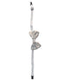 Silver Sequin Bow Tie - Adjustable Glitter Bow for Fancy Dress, Party Wear & Stage Performances for Kids & Adults