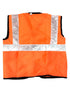 BookMyCostume Orange Reflective Safety Jacket for Kids | Labor Day Dress Costume | Worker Uniform Vest | Bike Safety Jacket | School Fancy Dress Costume