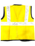 BookMyCostume Yellow Reflective Safety Jacket for Kids | Labor Day Dress Costume | Worker Uniform Vest | Bike Safety Jacket | School Fancy Dress Costume