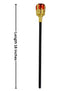 Royal Medieval King Queen Scepter Wand Fancy Dress Costume Accessories | Halloween Theme | 18 Inches