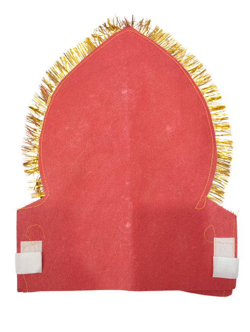 BookMyCostume Ravan Crown with Detachable Face Extension 10 Head Set – Plywood Ramleela Mukut Costume for Dussehra & Fancy Dress Accessory For Adults