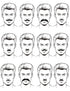 BookMyCostume Stick-On Moustache Set – 12 Pieces with 6 Unique Styles | Self-Adhesive Fake Mustaches for Kids & Adults | Theme Party, Fancy Dress, Fun Props