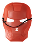 2 Pc Red and Yellow Muscle-Look Superhero Costume with Padded Chest, Arms & Plastic Face Mask | Sublimation Printed Fancy Dress Outfit | Birthday Party Prop