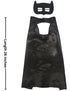 Black Bat Cape and Masks Set for Kids - Superhero Dress Up Costumes for Boys and Girls | Perfect for Dress Up, Cosplay, Halloween & Parties | 3-10 Years