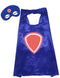 American Shield Superhero Cape and Masks Set for Kids - Superhero Dress Up Costumes for Boys and Girls | Perfect for Dress Up, Cosplay, Halloween & Parties | 3-10 Years