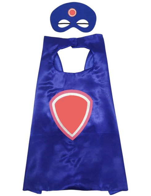 BookMyCostume American Shield Superhero Cape and Masks Set for Kids - Superhero Dress Up Costumes for Boys and Girls | Perfect for Dress Up, Cosplay, Halloween & Parties | 3-10 Years