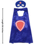 American Shield Superhero Cape and Masks Set for Kids - Superhero Dress Up Costumes for Boys and Girls | Perfect for Dress Up, Cosplay, Halloween & Parties | 3-10 Years