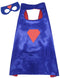 BookMyCostume Supreme Superhero Cape and Masks Set for Kids - Superhero Dress Up Costumes for Boys and Girls | Perfect for Dress Up, Cosplay, Halloween & Parties | 3-10 Years