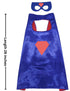 BookMyCostume Supreme Superhero Cape and Masks Set for Kids - Superhero Dress Up Costumes for Boys and Girls | Perfect for Dress Up, Cosplay, Halloween & Parties | 3-10 Years
