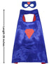 Supreme Superhero Cape and Masks Set for Kids - Superhero Dress Up Costumes for Boys and Girls | Perfect for Dress Up, Cosplay, Halloween & Parties | 3-10 Years