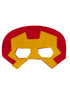 BookMyCostume Red & Yellow Cape and Masks Set for Kids - Superhero Dress Up Costumes for Boys and Girls | Perfect for Dress Up, Cosplay, Halloween & Parties | 3-10 Years