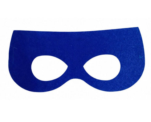 Pack of 3 Red Blue Green Superhero Felt Eye Masks for Kids | Dress-Up Party Props with Elastic Strap | Fancy Dress, Birthday & Halloween Theme Decoration