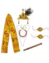 Krishna Jewellery for Kids 8-Pcs Standard | Accessorize Your Krishna Dress for Kids | Jewellery Accessory for Kanha Dress for Baby Boy | Janmashtami dress Accessory – 0-7 Years