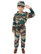 BookMyCostume 6pcs Military Woodland Print | Independence Day | Army Dress | Community Helper Soldier for Patriotic Events for Role Play