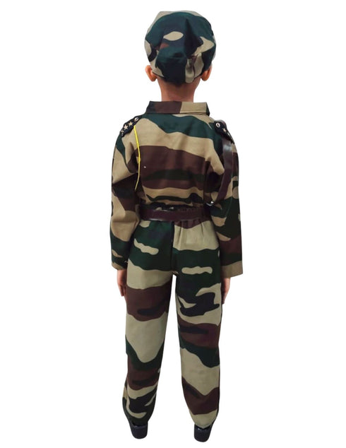 6pcs Military Woodland Print | Independence Day | Army Dress | Community Helper Soldier for Patriotic Events for Role Play