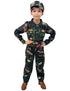 BookMyCostume 6pcs Army Leaf Print | Independence Day | Army Costume | Community Helper Commando Soldier for Patriotic Events for Role Play