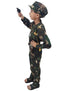 BookMyCostume 6pcs Army Leaf Print | Independence Day | Army Costume | Community Helper Commando Soldier for Patriotic Events for Role Play