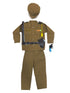 Police Dress for Kids | 7 Pcs Set Police Uniform Costume – Professionals & Helpers Theme | Ideal for Fancy Dress, Role Play, Independence Day & School Events