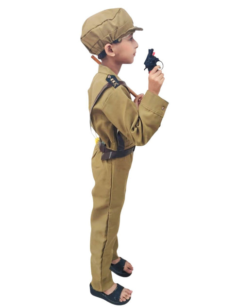 BookMyCostume Police Dress for Kids | 7 Pcs Set Police Uniform Costume – Professionals & Helpers Theme | Ideal for Fancy Dress, Role Play, Independence Day & School Events