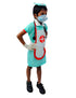 BookMyCostume Community Helper Nurse Sister Fancy Dress Costume For Girls | Complete Set with Frock, Apron, Cap, Stethoscope & Syringe – Perfect for Role Play & Kids Fancy Dress