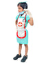 BookMyCostume Community Helper Nurse Sister Fancy Dress Costume For Girls | Complete Set with Frock, Apron, Cap, Stethoscope & Syringe – Perfect for Role Play & Kids Fancy Dress