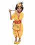 BookMyCostume Krishna Dress for Baby Boy | Print Shri Krishna Costume for Kids with Patka, Flute, Mukut & Mala | Janmashtami Photoshoot Outfit | Fancy Dress RolePlay Costume for Kids