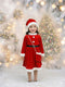 BookMyCostume Christmas Dress for Girls Santa Theme Frock Fancy Dress Costume | Santa Girl Costume - Premium