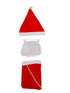 BookMyCostume Pack of 3 Christmas Accessory Set Santa Cap, Beard & Santa Goodies bag Combo for Adults