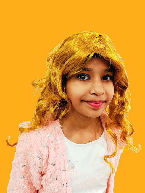 Buy Golden Blonde Color Foreigner Long Hair Wig for Girls and Women Fancy Dress Costume Accessory