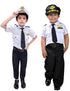 BookMyCostume Airline Pilot Professional Helper Kids Fancy Dress Costume | Imported