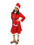 BookMyCostume Christmas Dress for Girls Santa Theme Frock Fancy Dress Costume | Santa Girl Costume - Premium