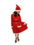 BookMyCostume Christmas Dress for Girls Santa Theme Frock Fancy Dress Costume | Santa Girl Costume - Premium