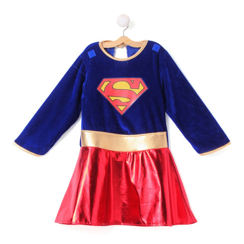 Superheroine Comic Movie Superhero Fancy Dress Costume for Kids - Imported