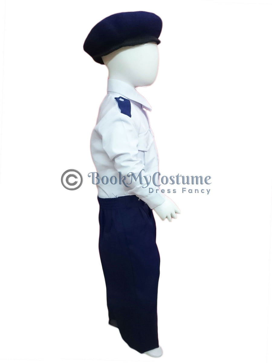 Traffic Police Indian Community Helpers Fancy Dress Costume for Kids