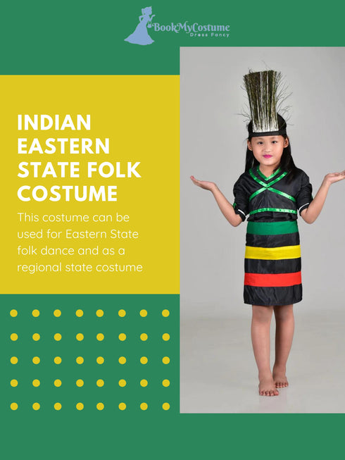 BookMyCostume Indian Eastern State Folk Costume - Female