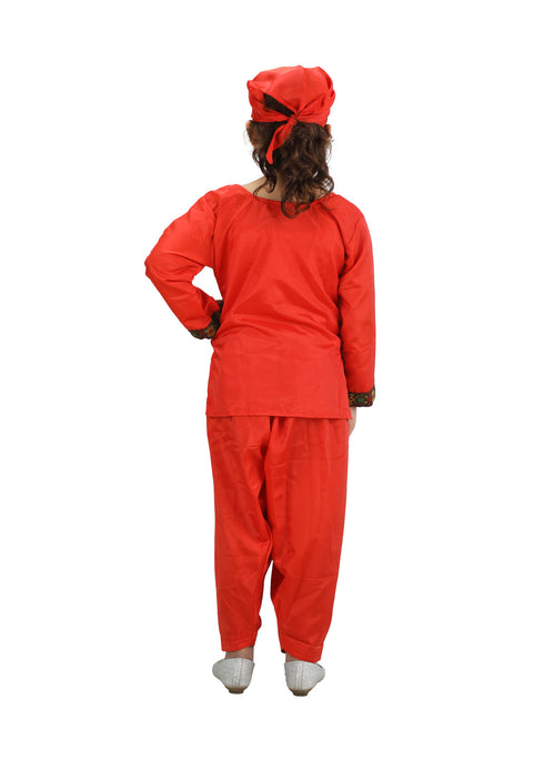 BookMyCostume Kashmiri Indian State Fancy Dress Costume for Girls and Females